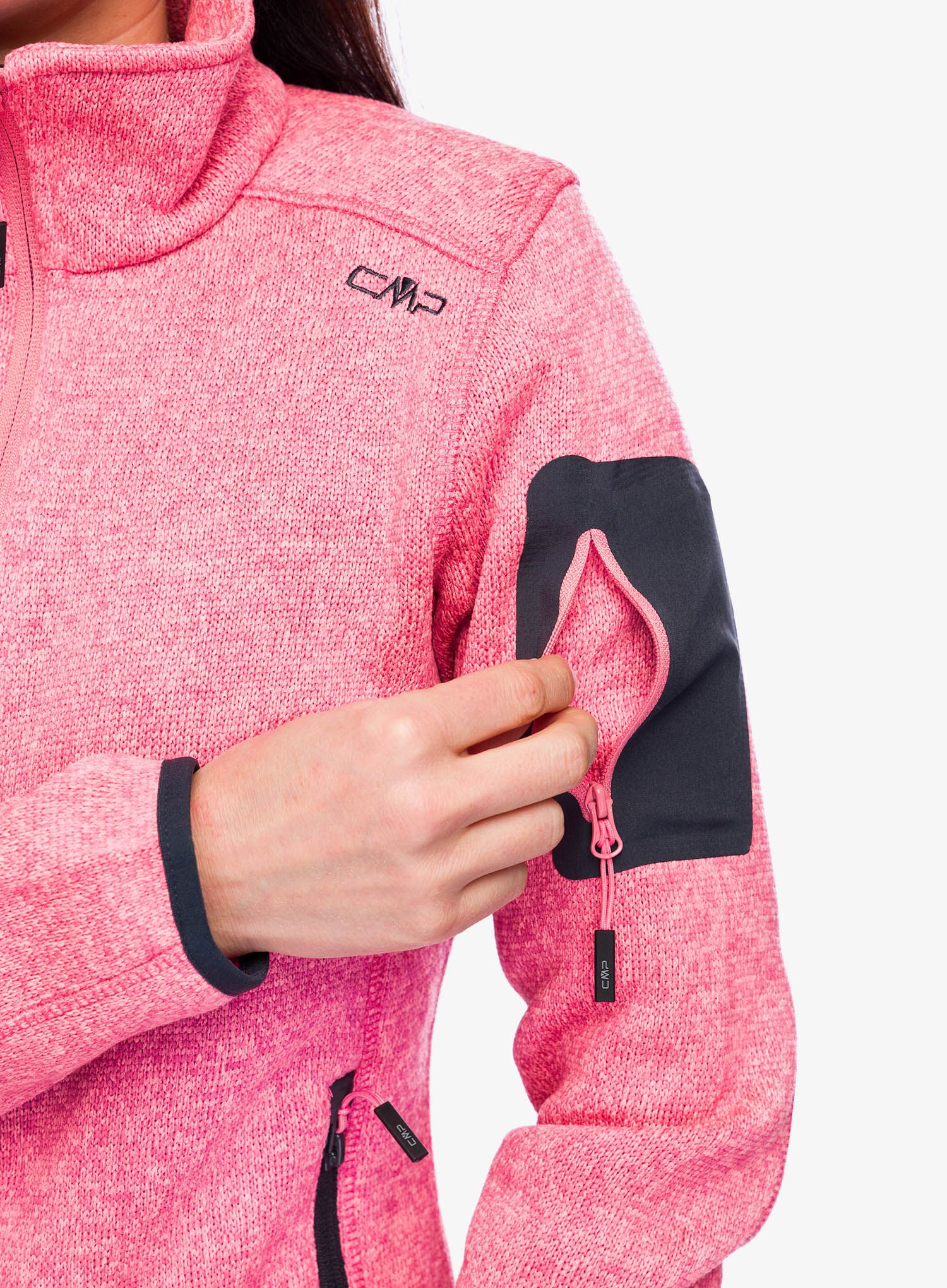 Fleecová mikina dámská CMP Haze Jacket - orchidea/lotus