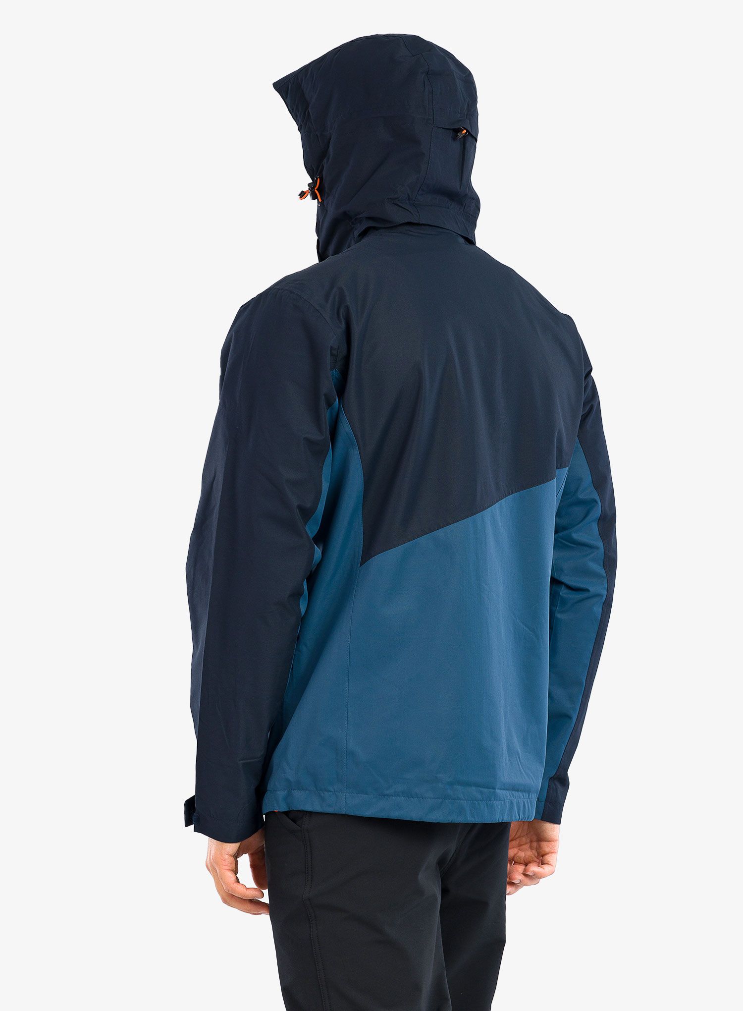 Bunda 3v1 CMP Hugo Jacket Zip Hood - black blue