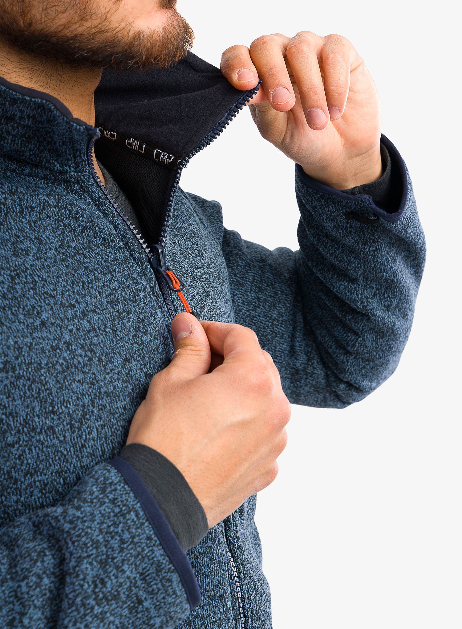 Bunda 3v1 CMP Hugo Jacket Zip Hood - black blue