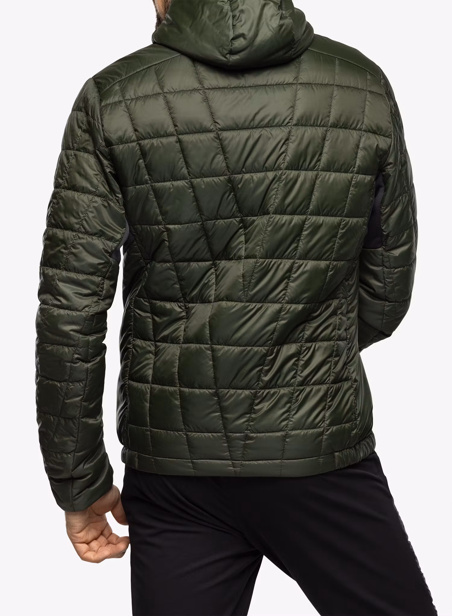 Zateplená bunda CMP Jacket Fix Hood Master - oil green