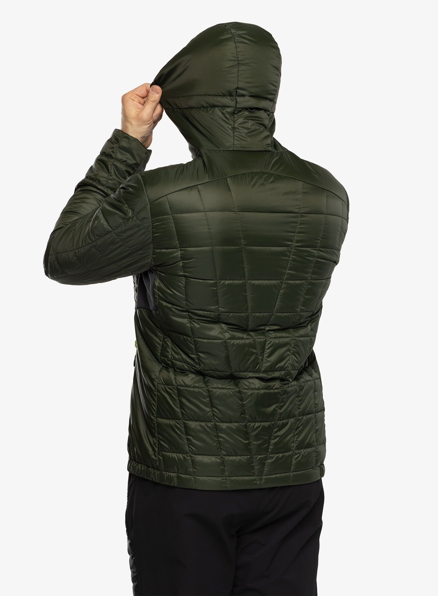 Zateplená bunda CMP Jacket Fix Hood Master - oil green