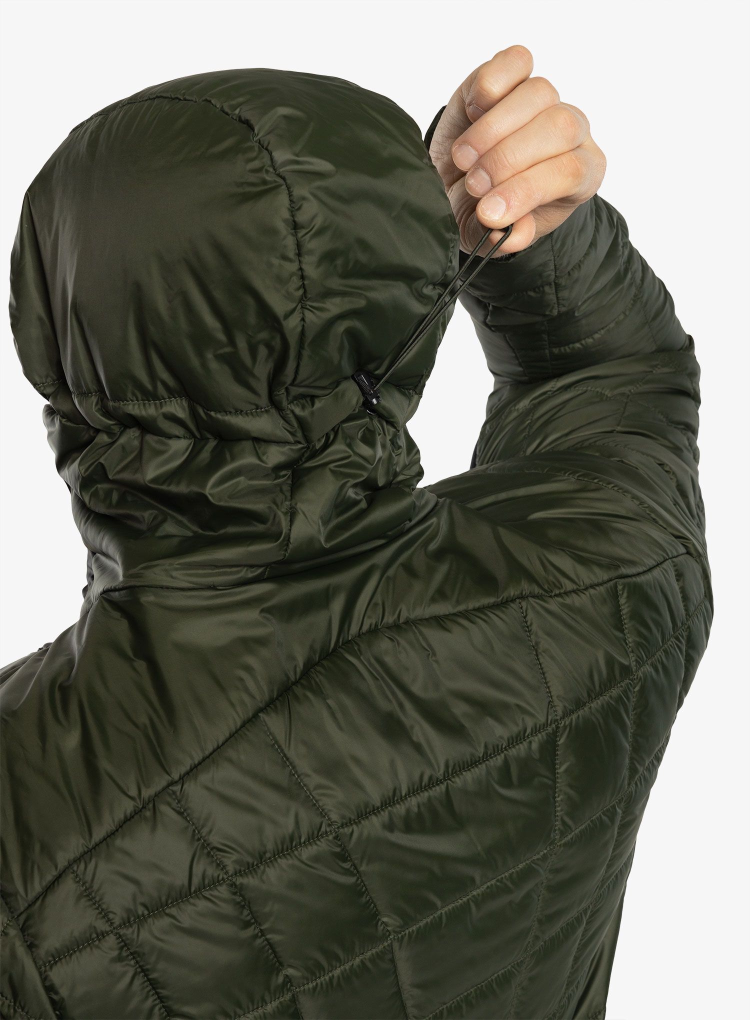 Zateplená bunda CMP Jacket Fix Hood Master - oil green