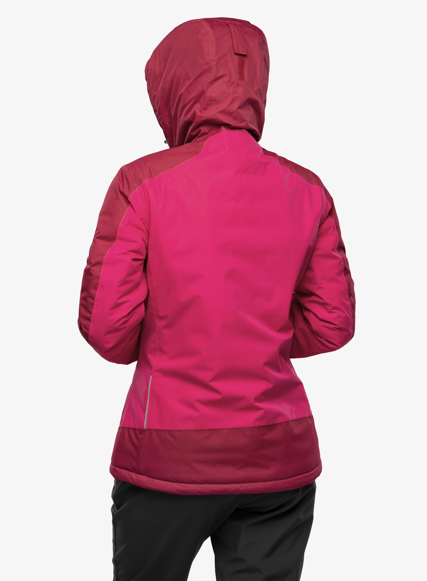 Zateplená bunda dámská CMP Jacket Fix Hood Teemo - fuxia