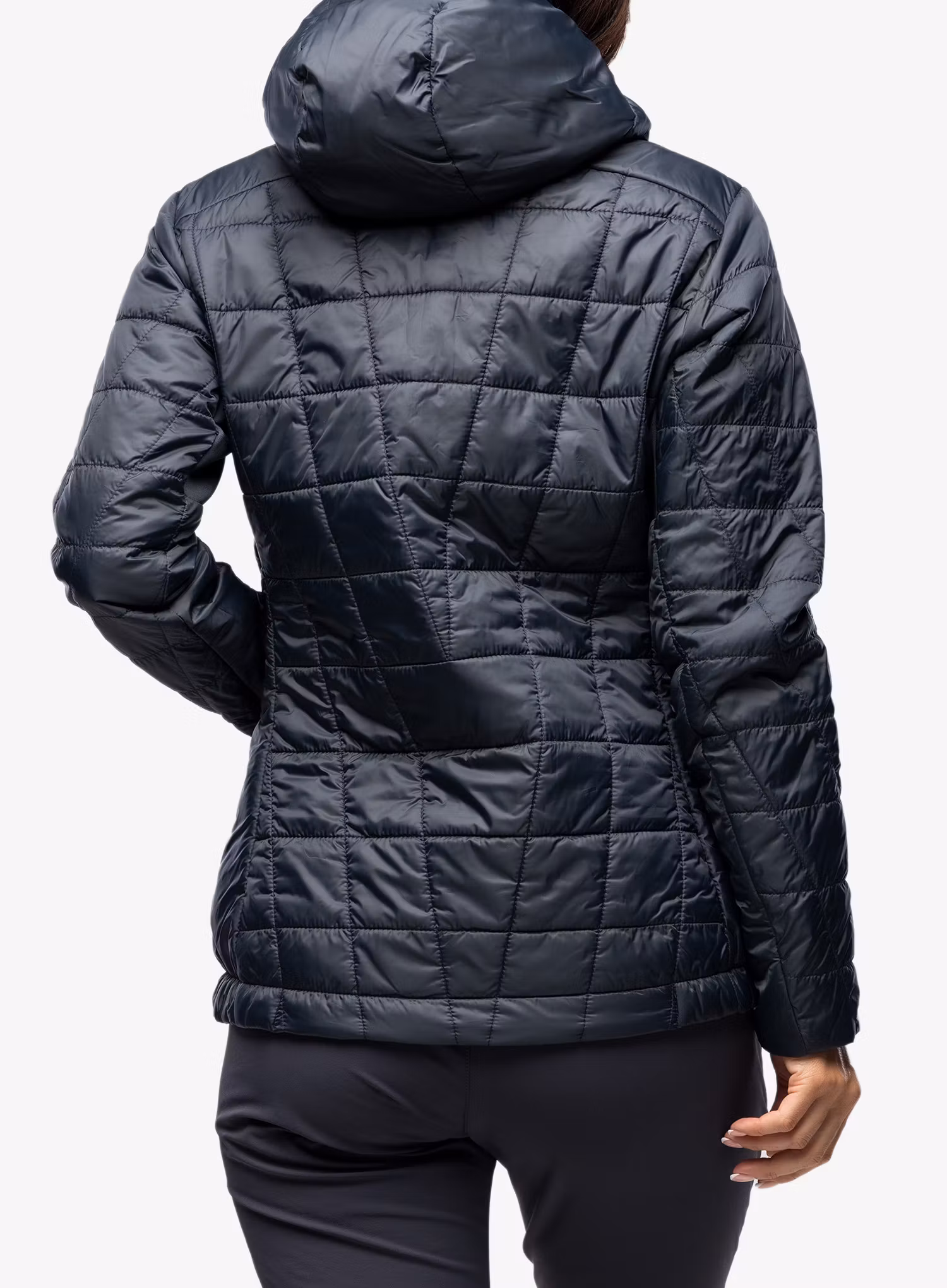 Zateplená bunda dámská CMP Jacket Fix Hood Ziggs - antracite