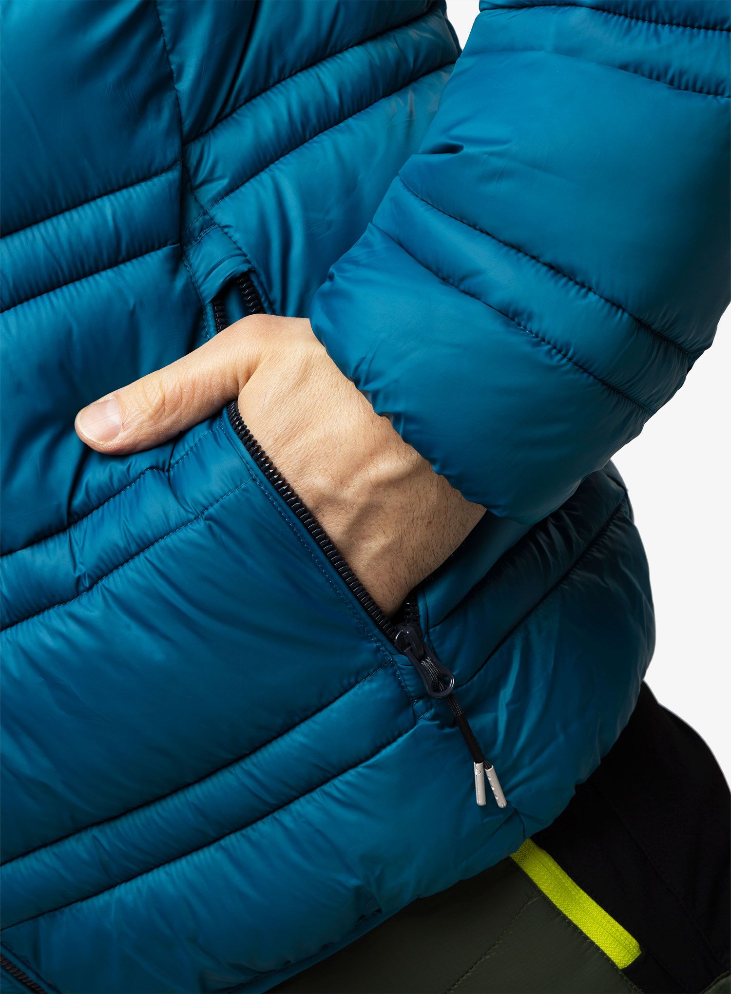 Zateplená bunda CMP Jacket Snaps Hood Tresh - petrol