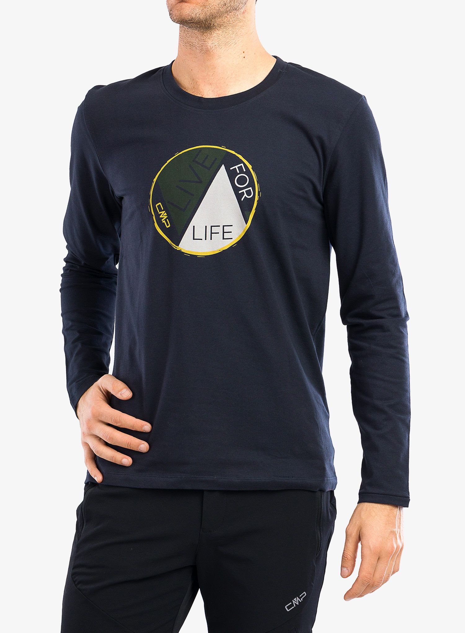 Mikina CMP Karel T-Shirt LS - antracite