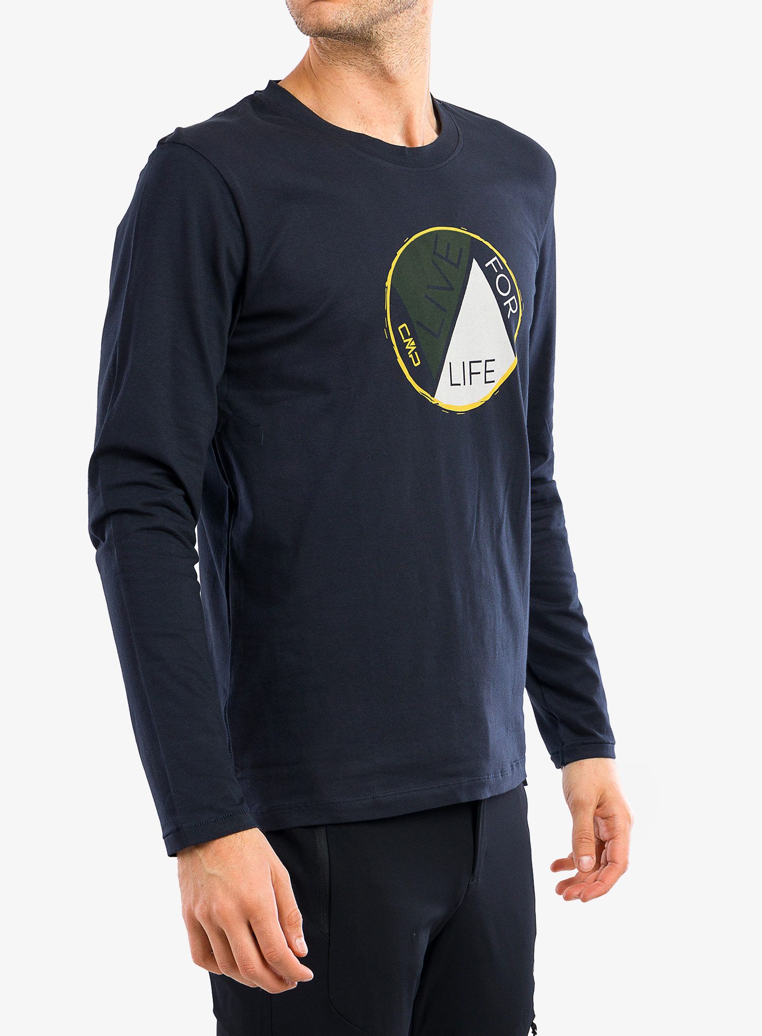Mikina CMP Karel T-Shirt LS - antracite