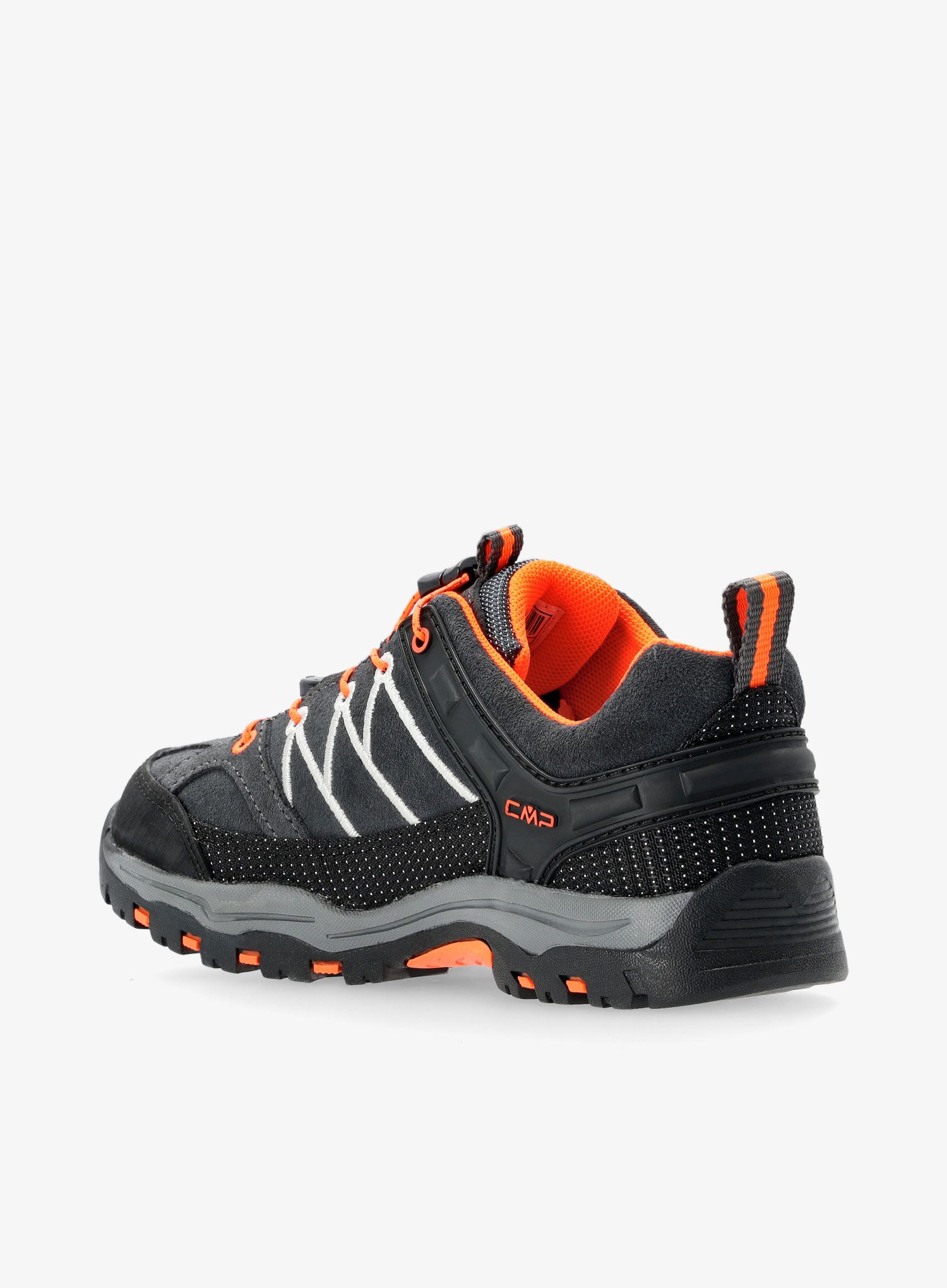 Turistické boty pro děti CMP Kids Rigel Low WP - antracite/flash orange