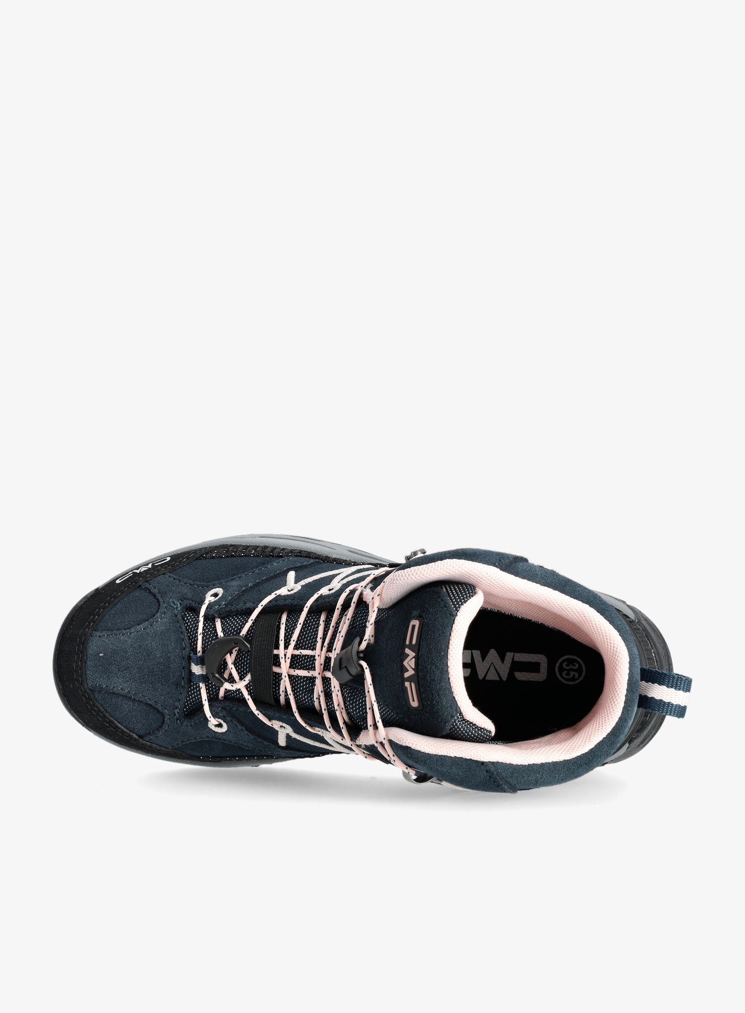 Dětské boty CMP Kids Rigel Mid Trekking Shoe Wp - asphalt/rose