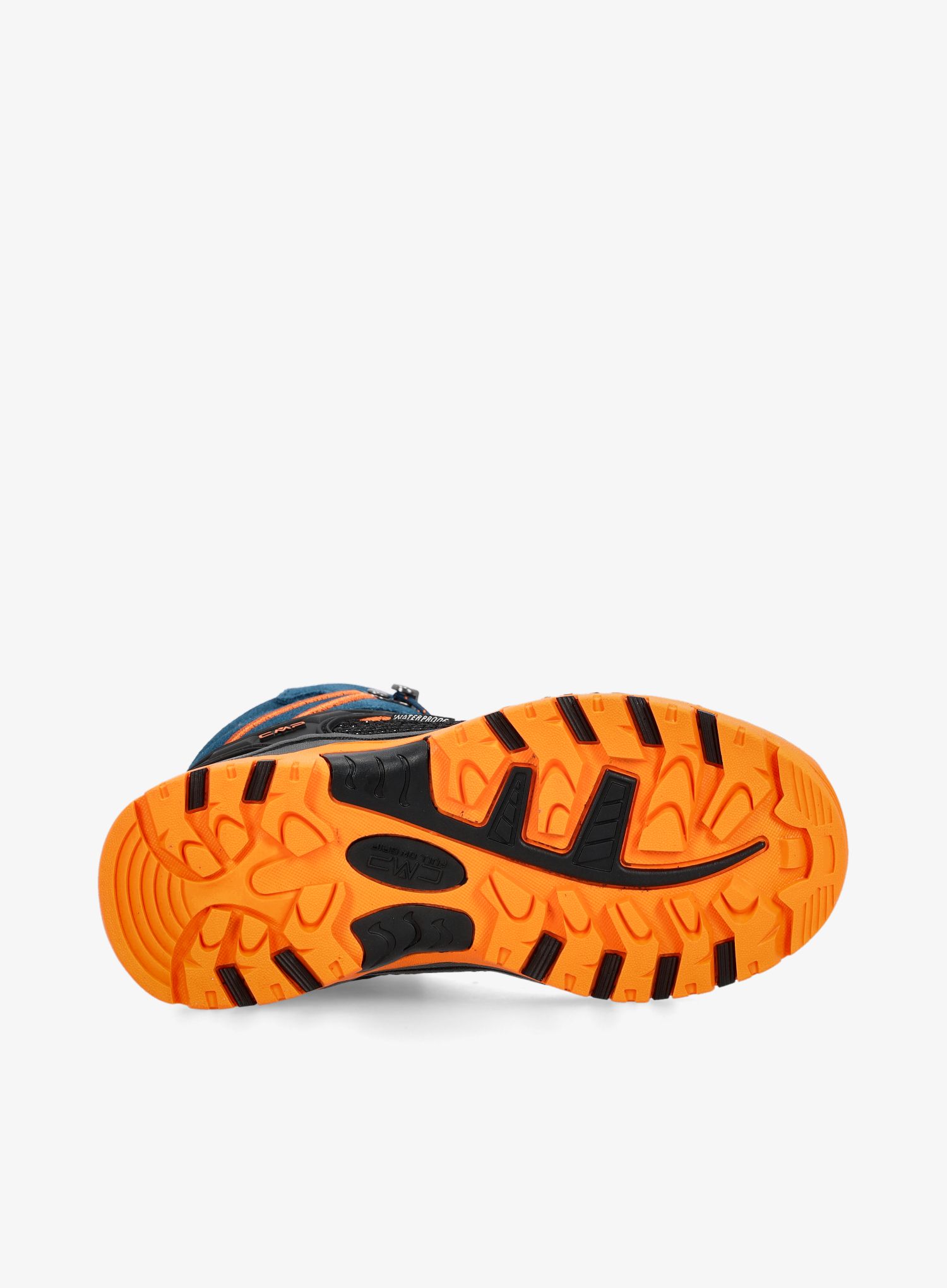 Dětské boty CMP Kids Rigel Mid WP - bluesteel/flame