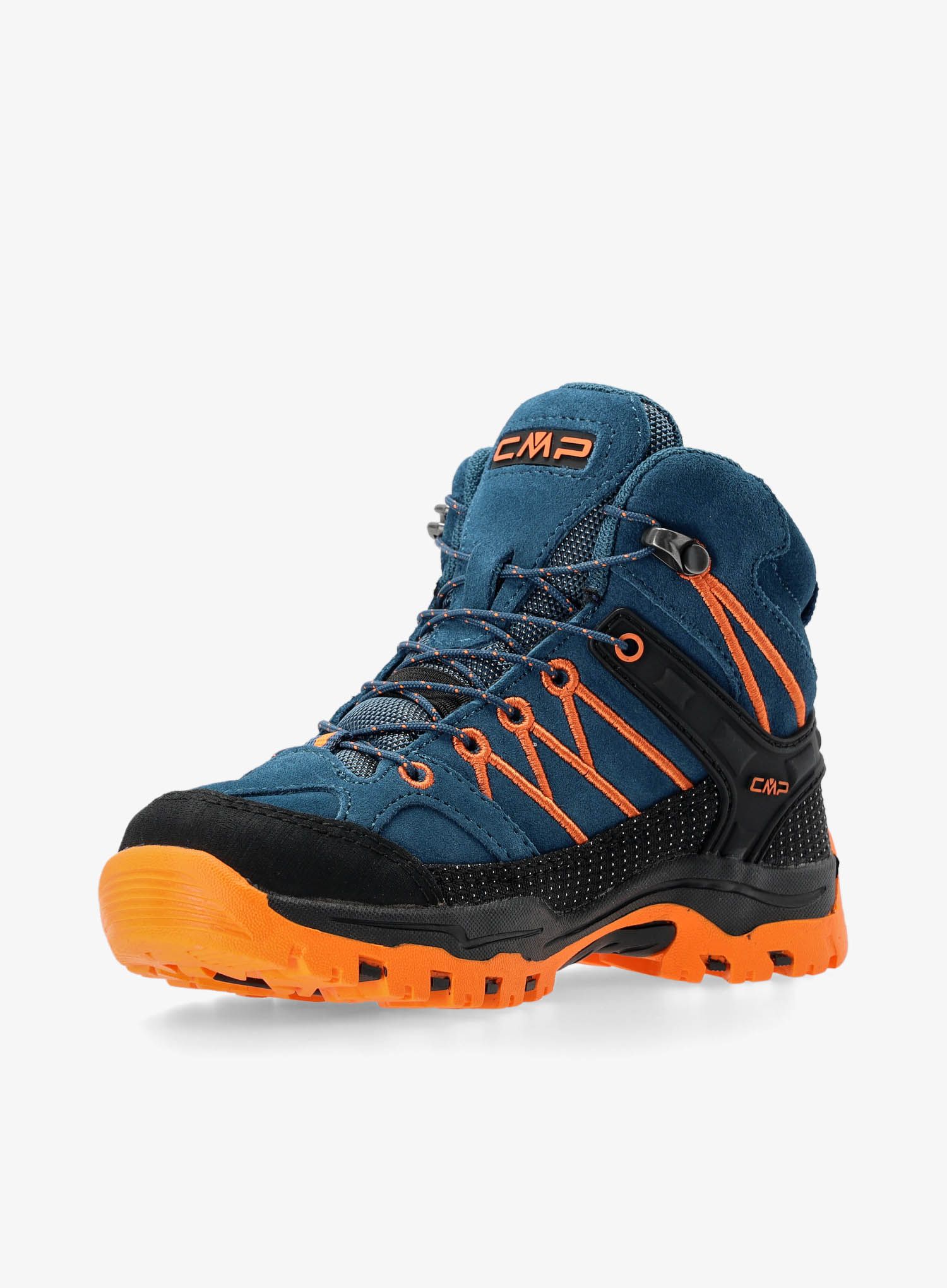 Dětské boty CMP Kids Rigel Mid WP - bluesteel/flame