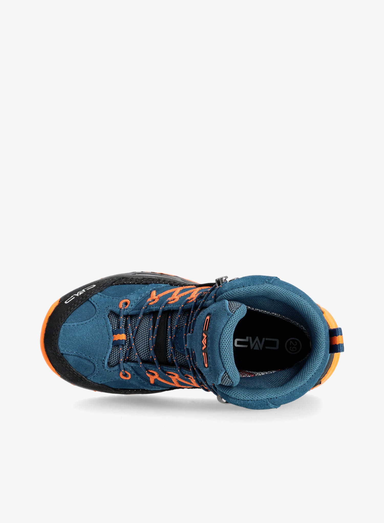 Dětské boty CMP Kids Rigel Mid WP - bluesteel/flame