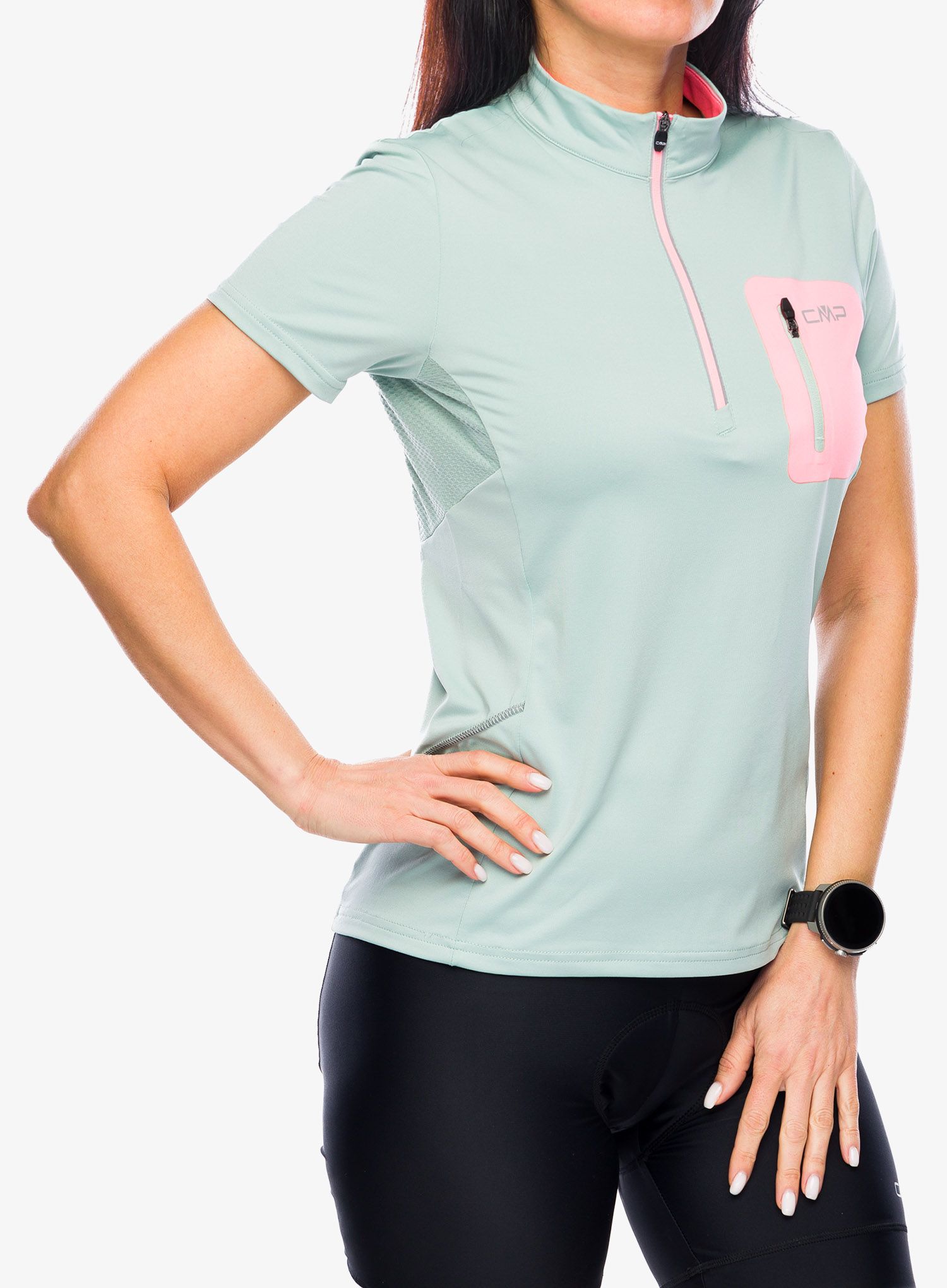 Cyklo triko dámské CMP Lava T-Shirt Free Bike - jade