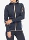 Fleecová mikina dámská CMP Londra Fix Hood Jacket Knitted - titanio/sesamo