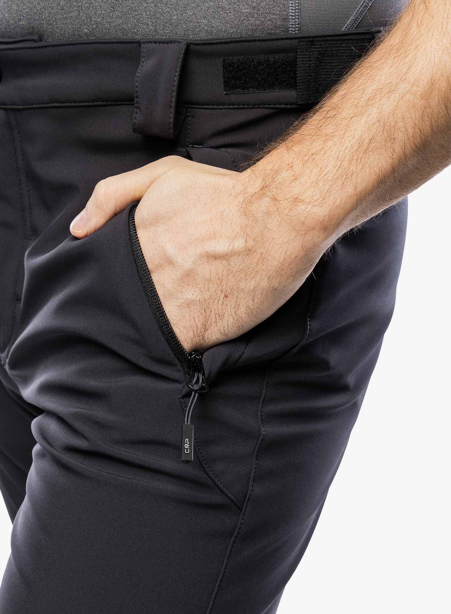 Softshell kalhoty CMP Long Pant Fate - antracite