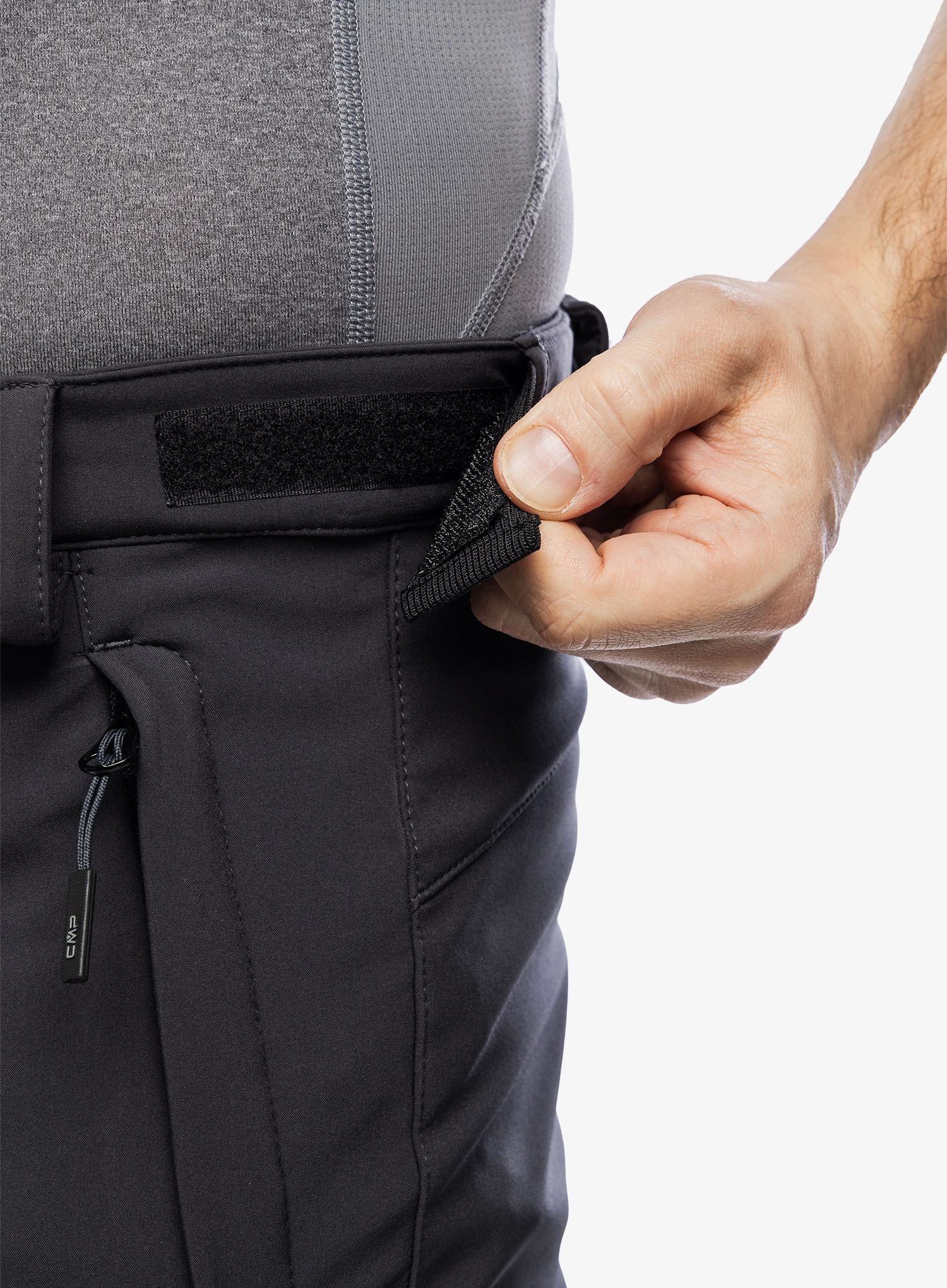 Softshell kalhoty CMP Long Pant Fate - antracite