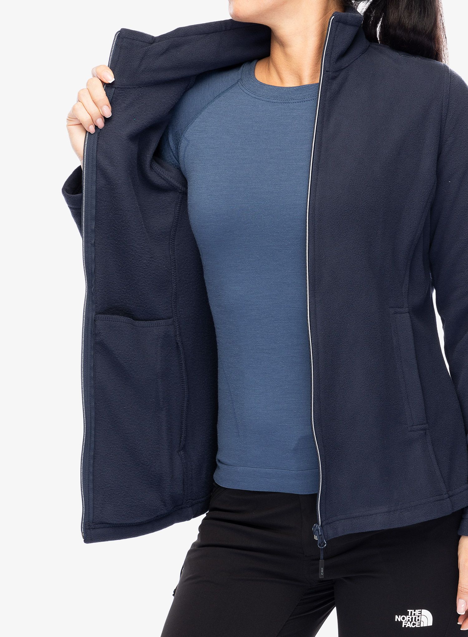 Fleecová mikina dámská CMP Luminelle - black/blue