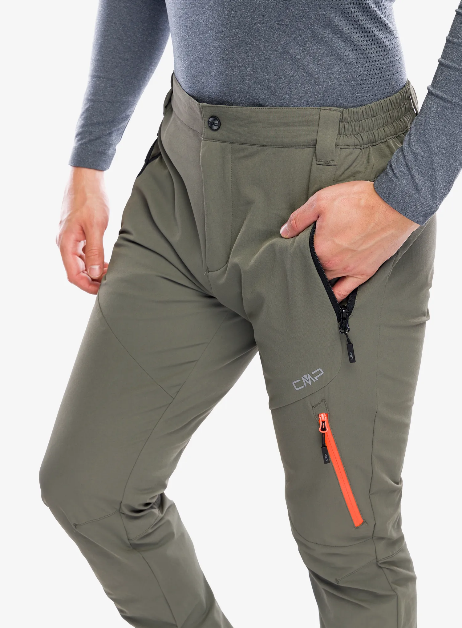 Softshell kalhoty CMP Pant Migel - olive