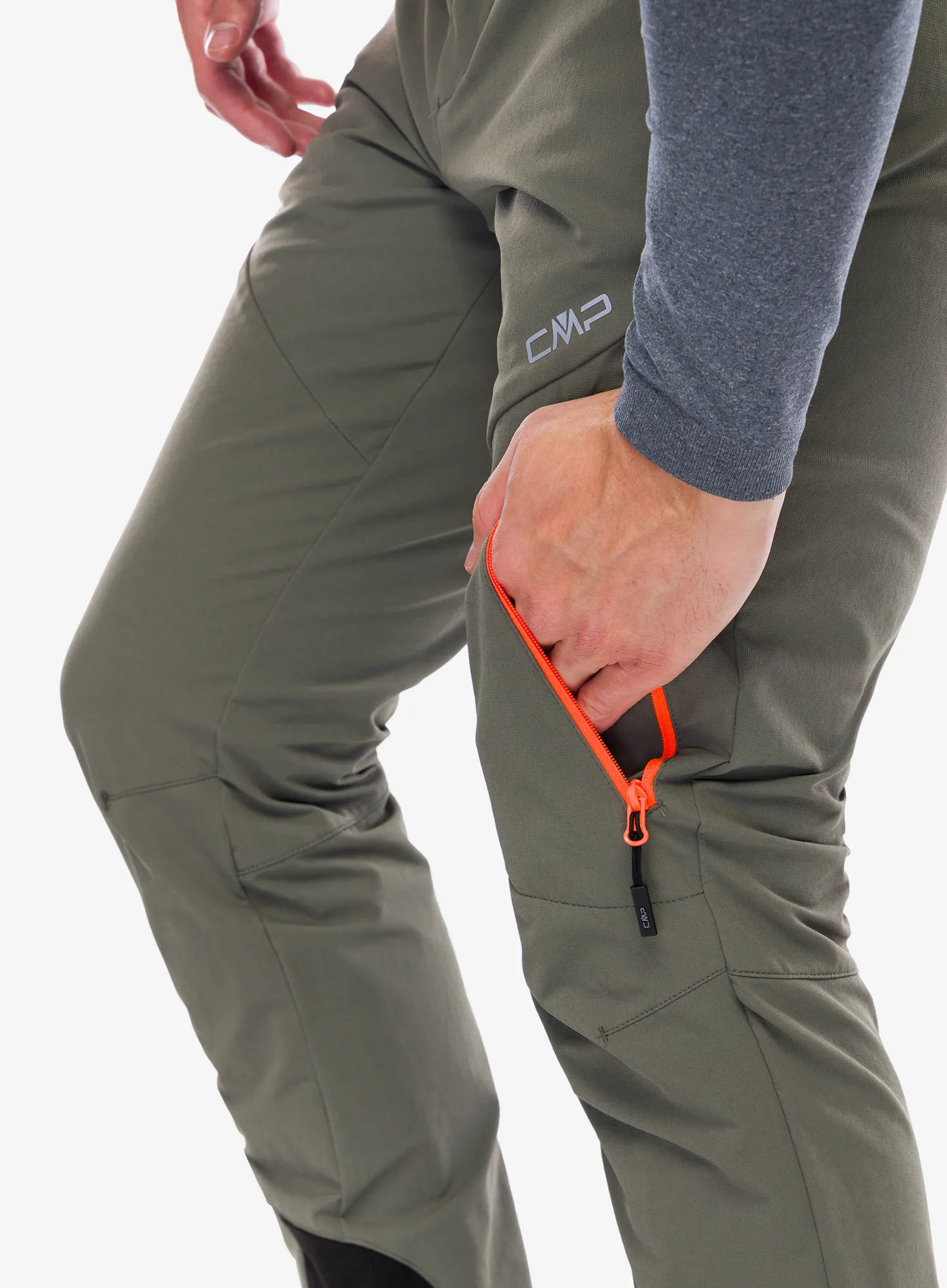 Softshell kalhoty CMP Pant Migel - olive