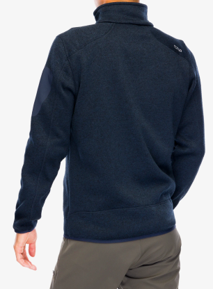 Fleecová mikina CMP Perl Jacket Knitted - b.blue/antracite