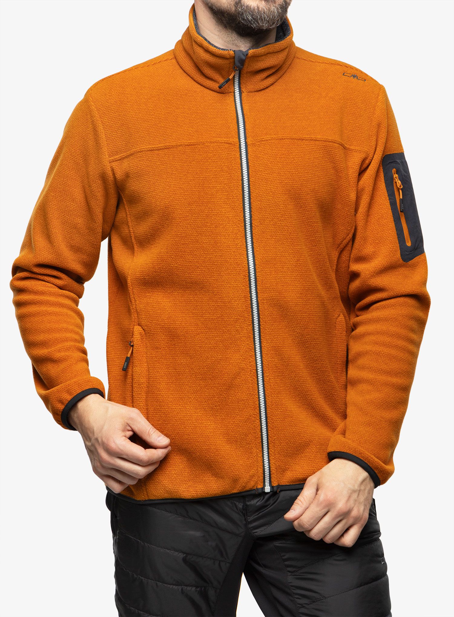 Fleecová mikina CMP Perry Jacket - zucca