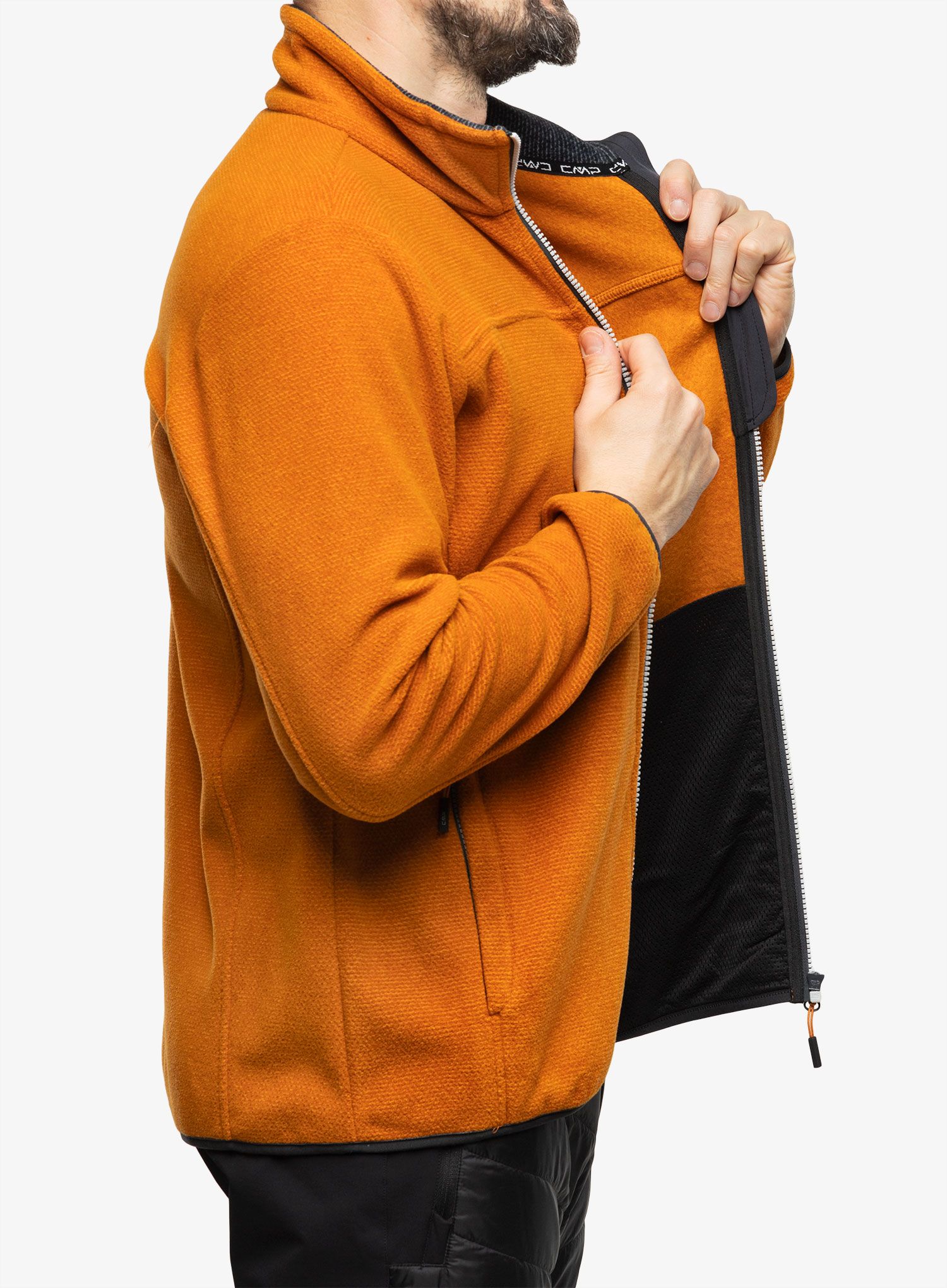 Fleecová mikina CMP Perry Jacket - zucca