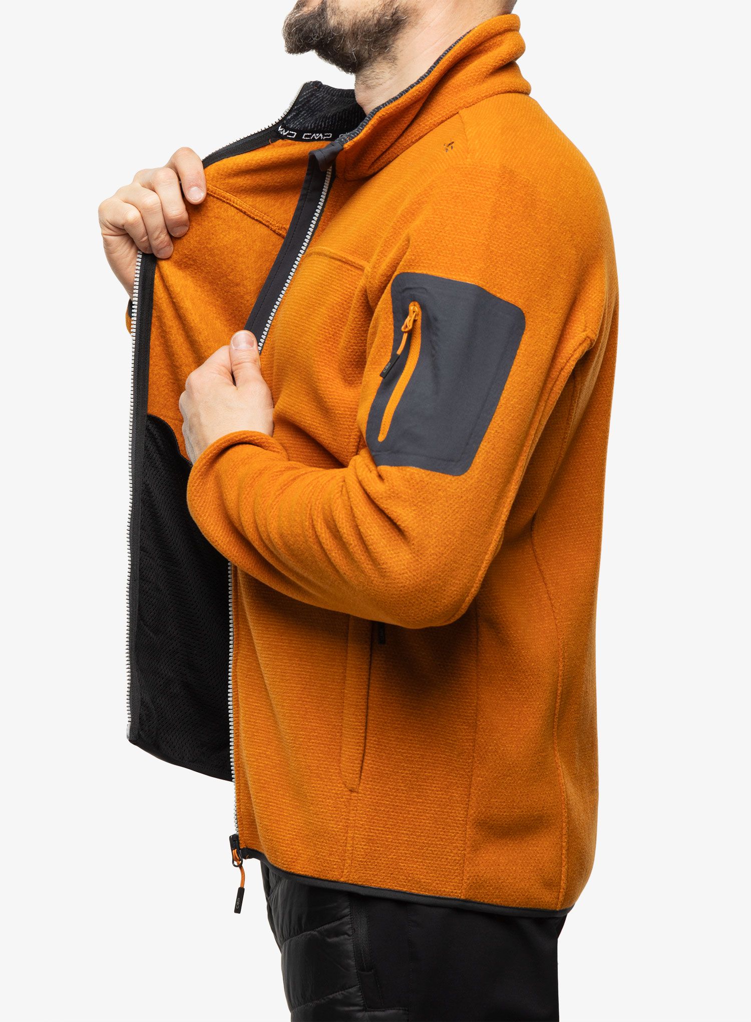 Fleecová mikina CMP Perry Jacket - zucca