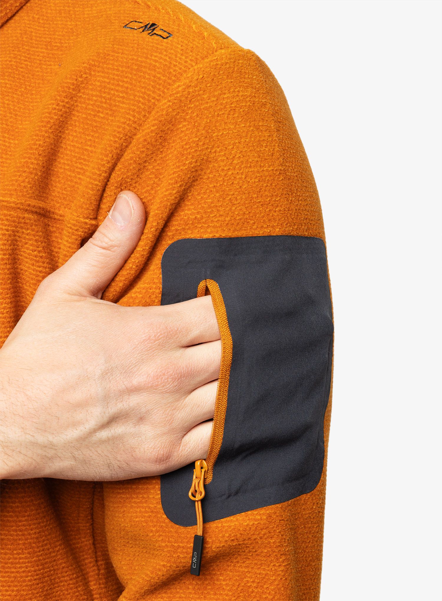 Fleecová mikina CMP Perry Jacket - zucca