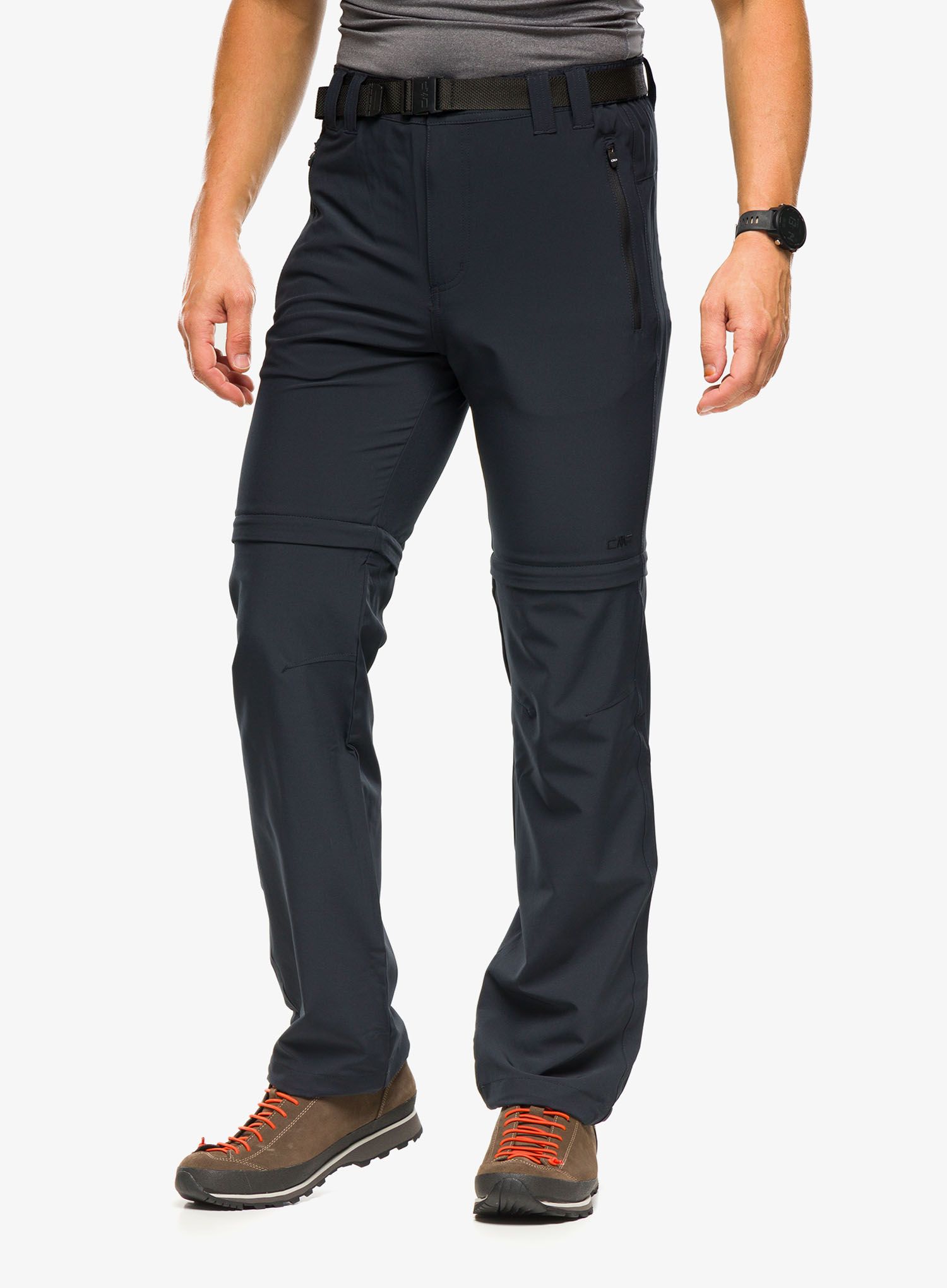 Kalhoty CMP Rule Zip Off Pant Stretch Polyester - antracite