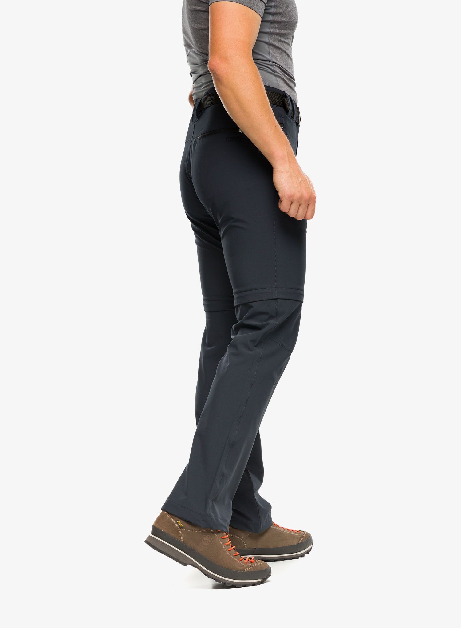 Kalhoty CMP Rule Zip Off Pant Stretch Polyester - antracite