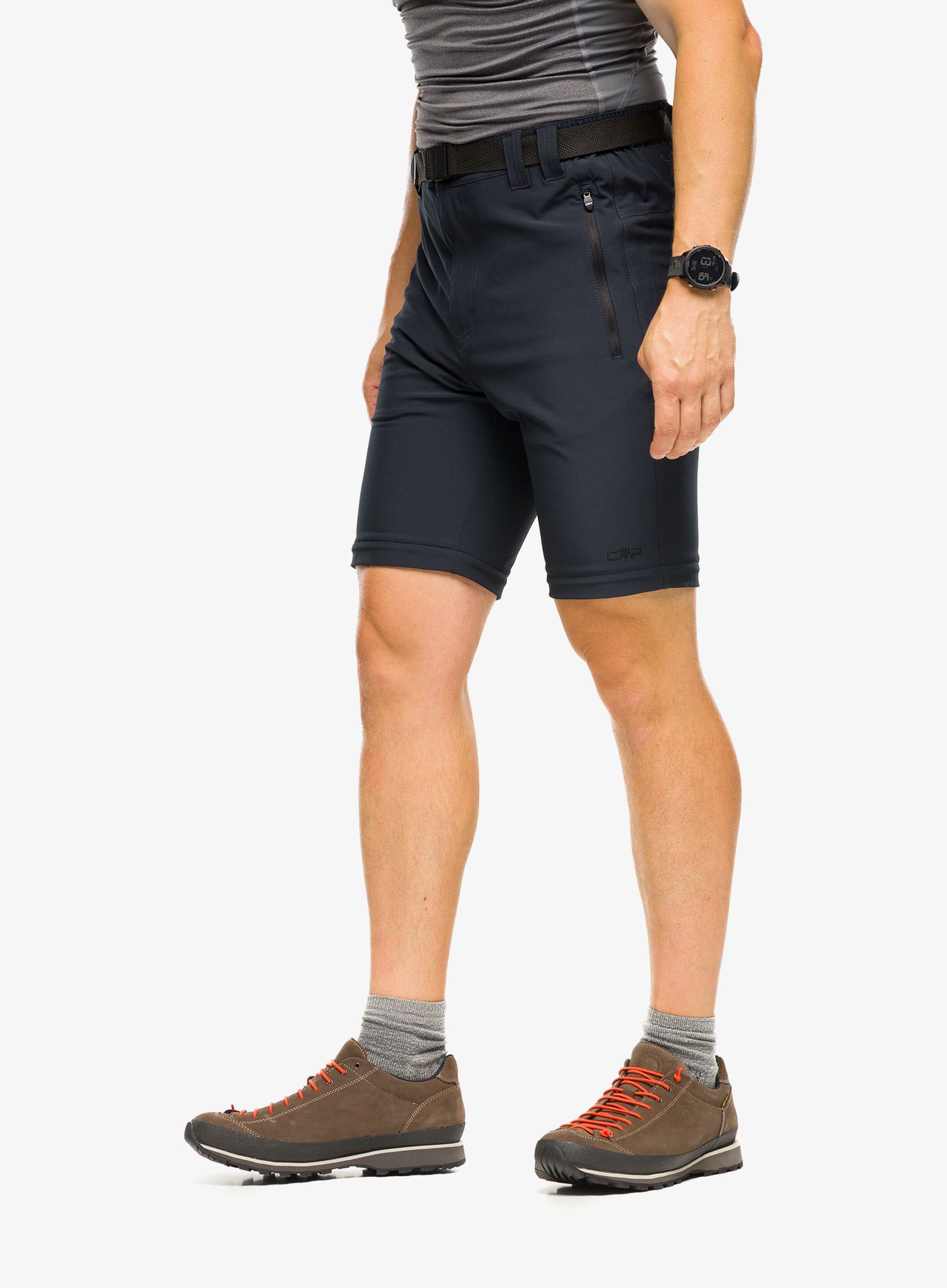Kalhoty CMP Rule Zip Off Pant Stretch Polyester - antracite