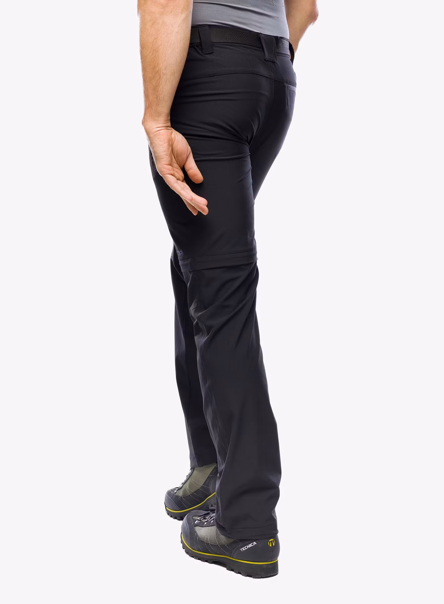 Kalhoty CMP Rule Zip Off Pant Stretch Polyester - nero