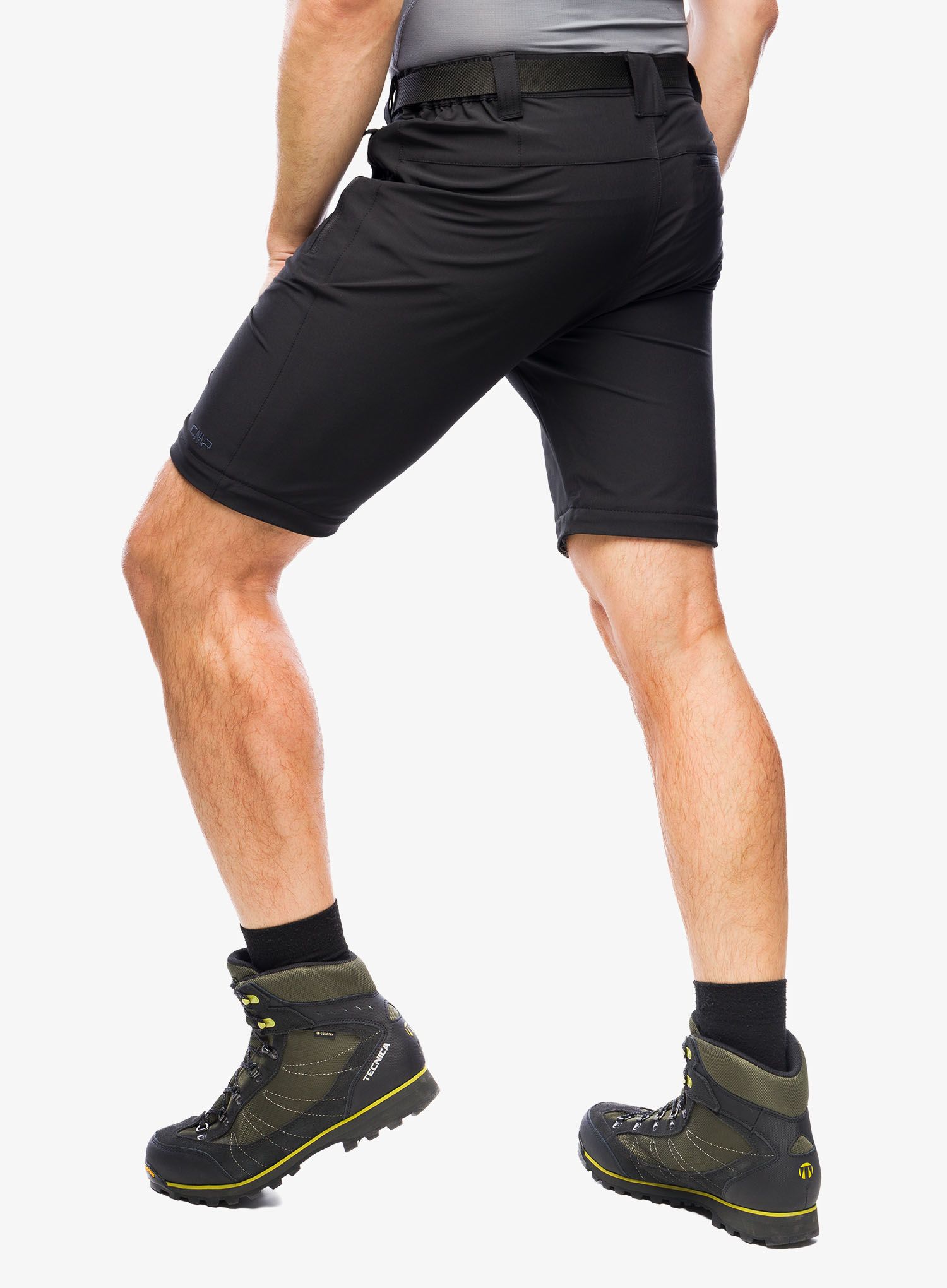 Kalhoty CMP Rule Zip Off Pant Stretch Polyester - nero