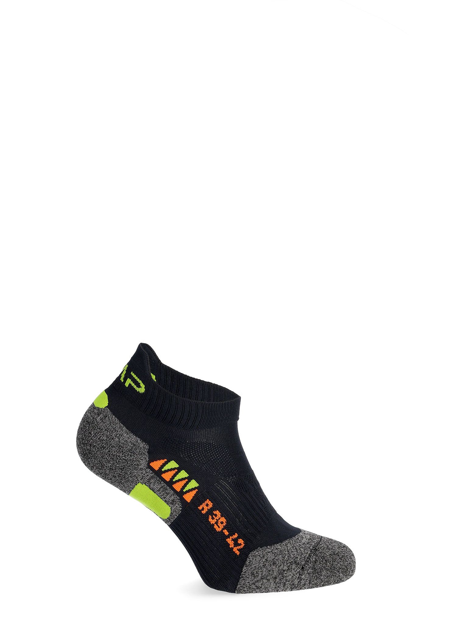 Běžecké ponožky CMP Running Sock SkinLife - black/energy