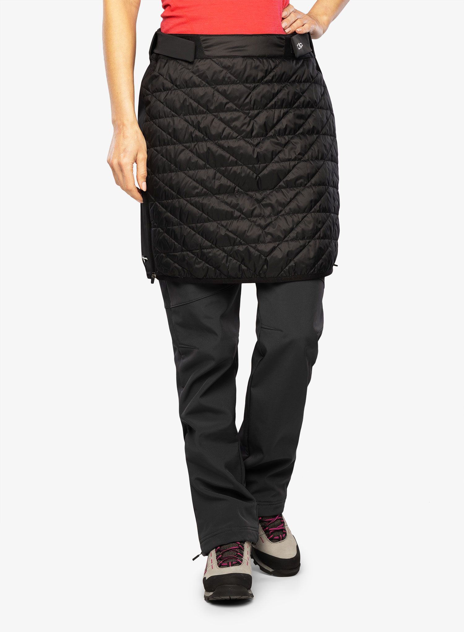 Zateplená sukně CMP Skirt Twisted - nero