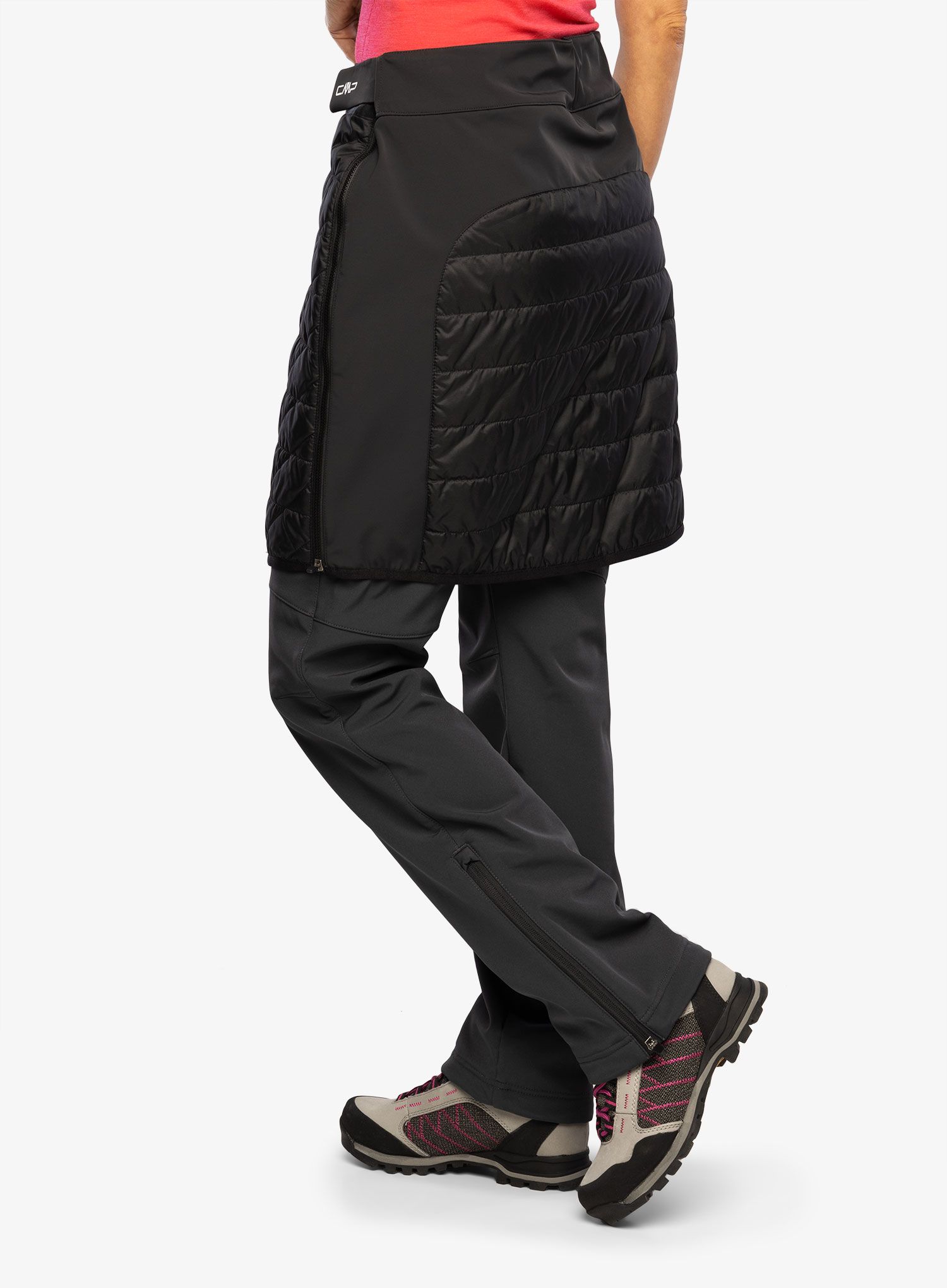 Zateplená sukně CMP Skirt Twisted - nero