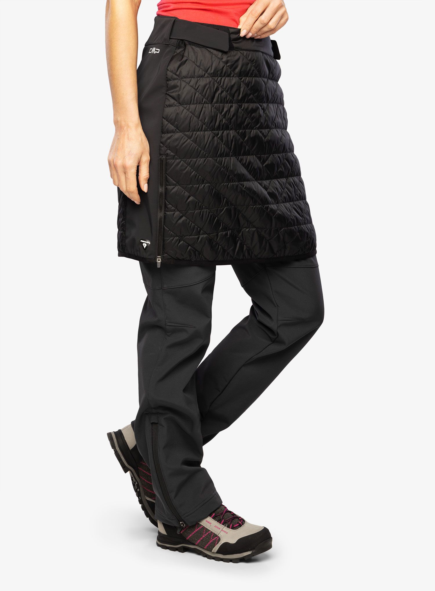 Zateplená sukně CMP Skirt Twisted - nero