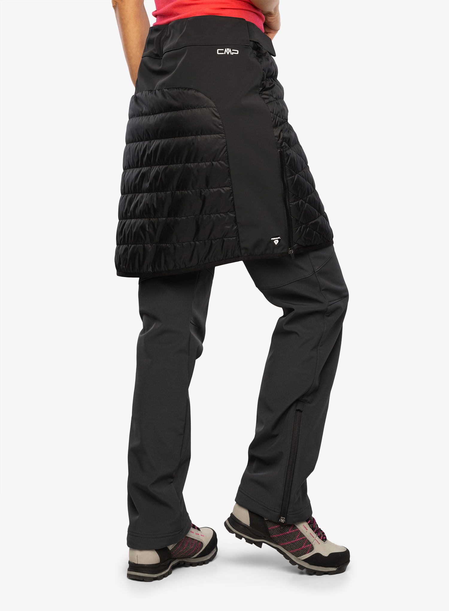 Zateplená sukně CMP Skirt Twisted - nero