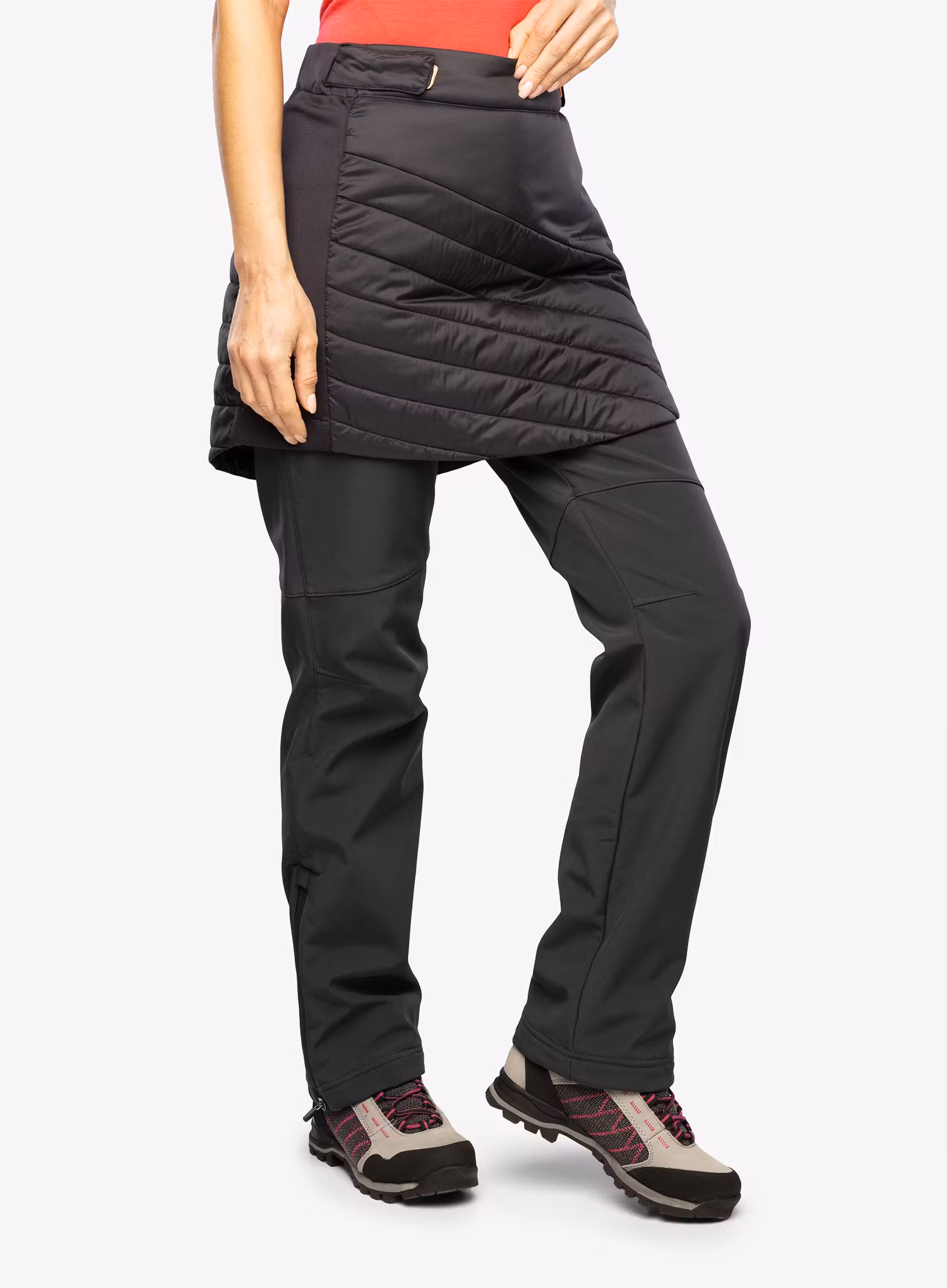 Zateplená sukně CMP Skirt Zed - antracite/melone