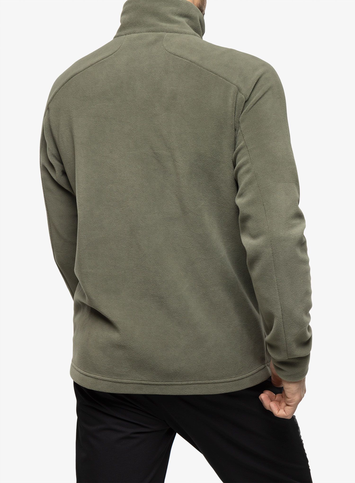 Fleece mikina CMP Spade Jacket - kaki