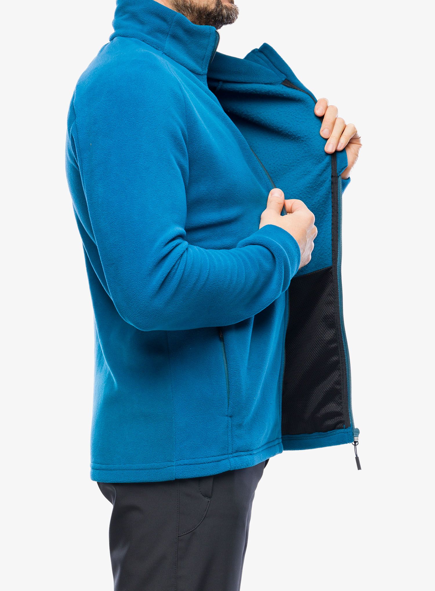 Rozepínací mikina CMP Spade Jacket - petrol