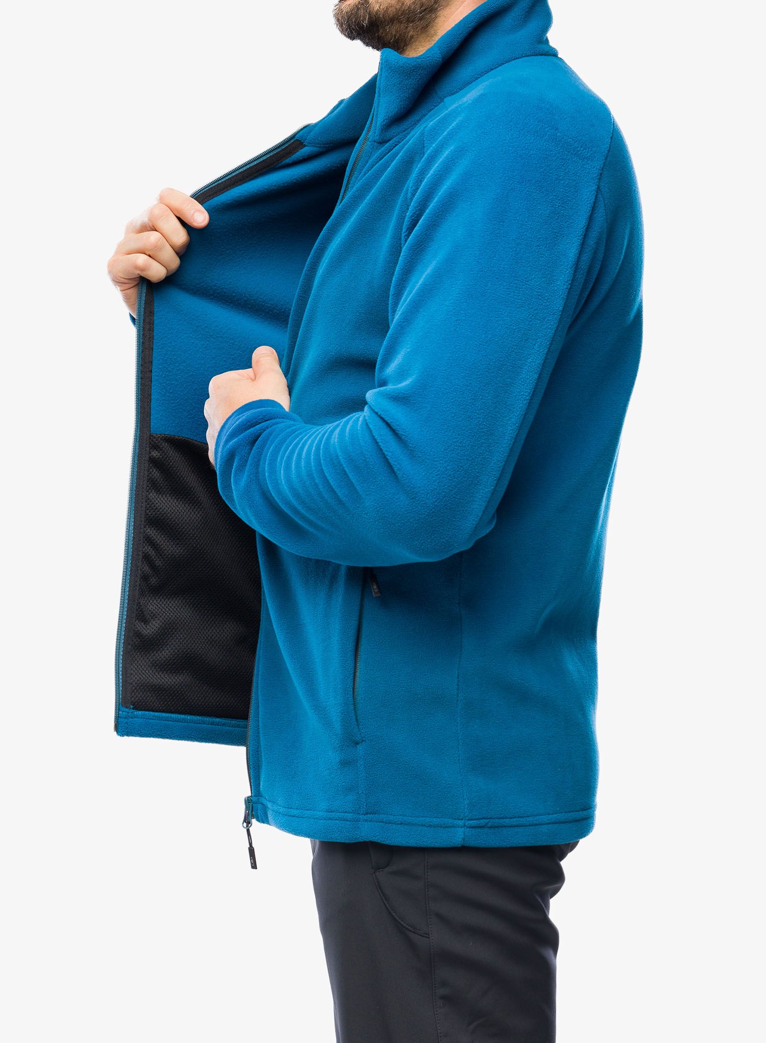 Rozepínací mikina CMP Spade Jacket - petrol