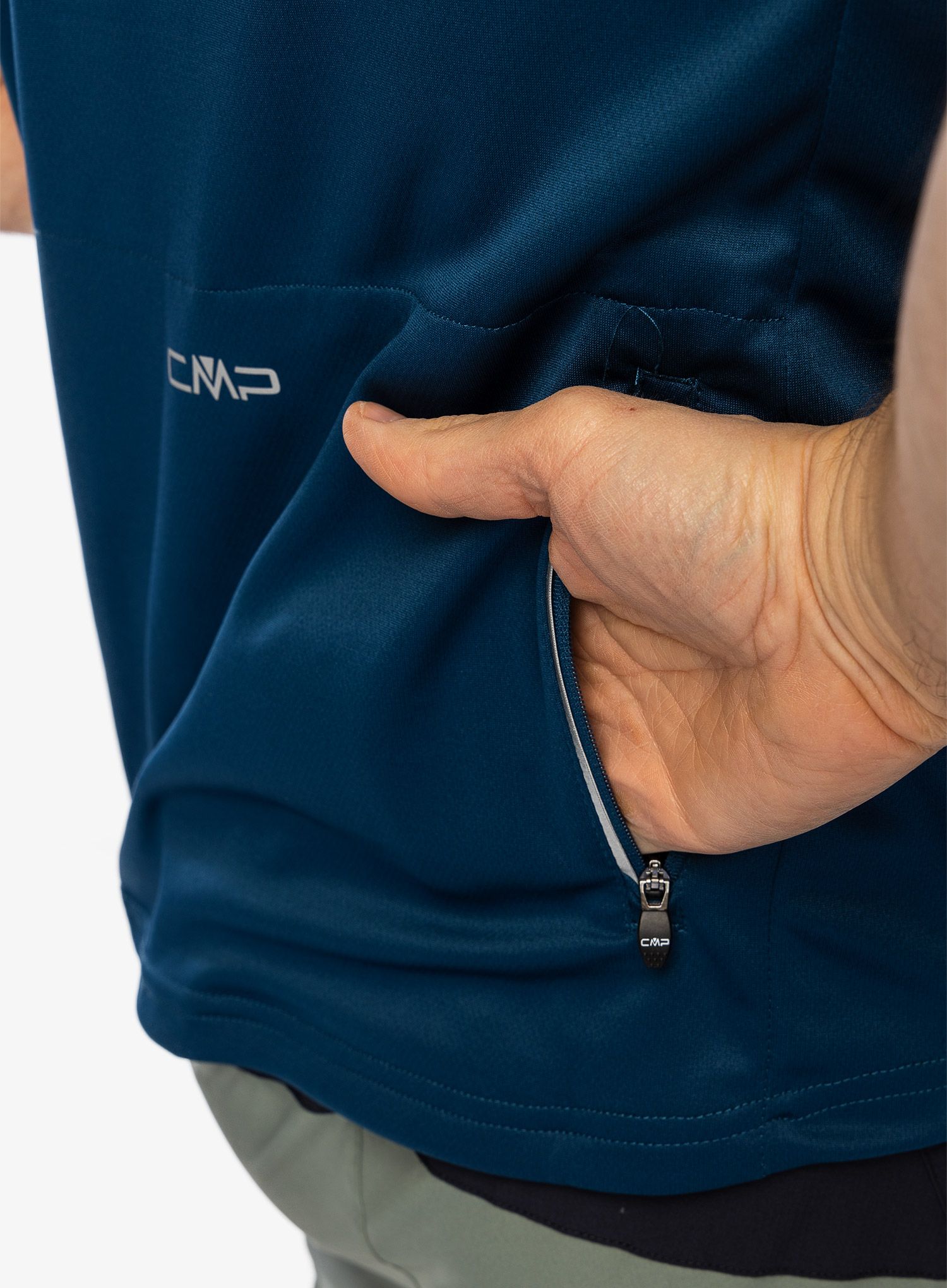 Triko na kolo CMP Stan Freebike T-Shirt - bluesteel