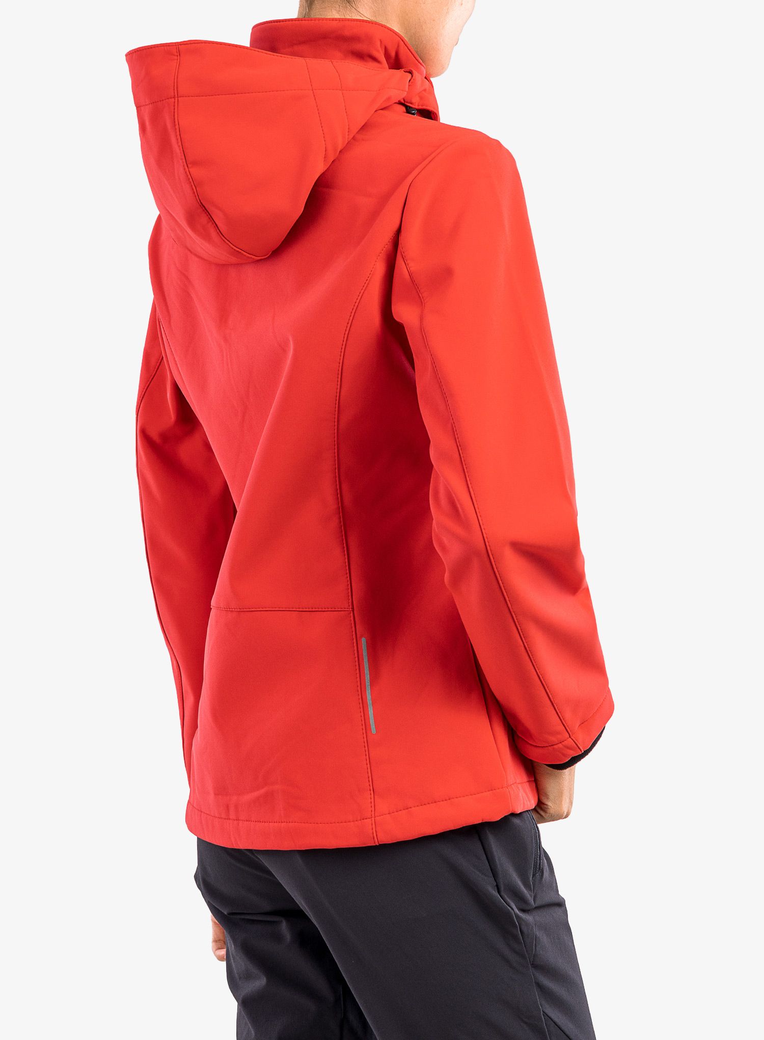 Dámská softshellová bunda CMP Terra Zip Hood Jacket - campari