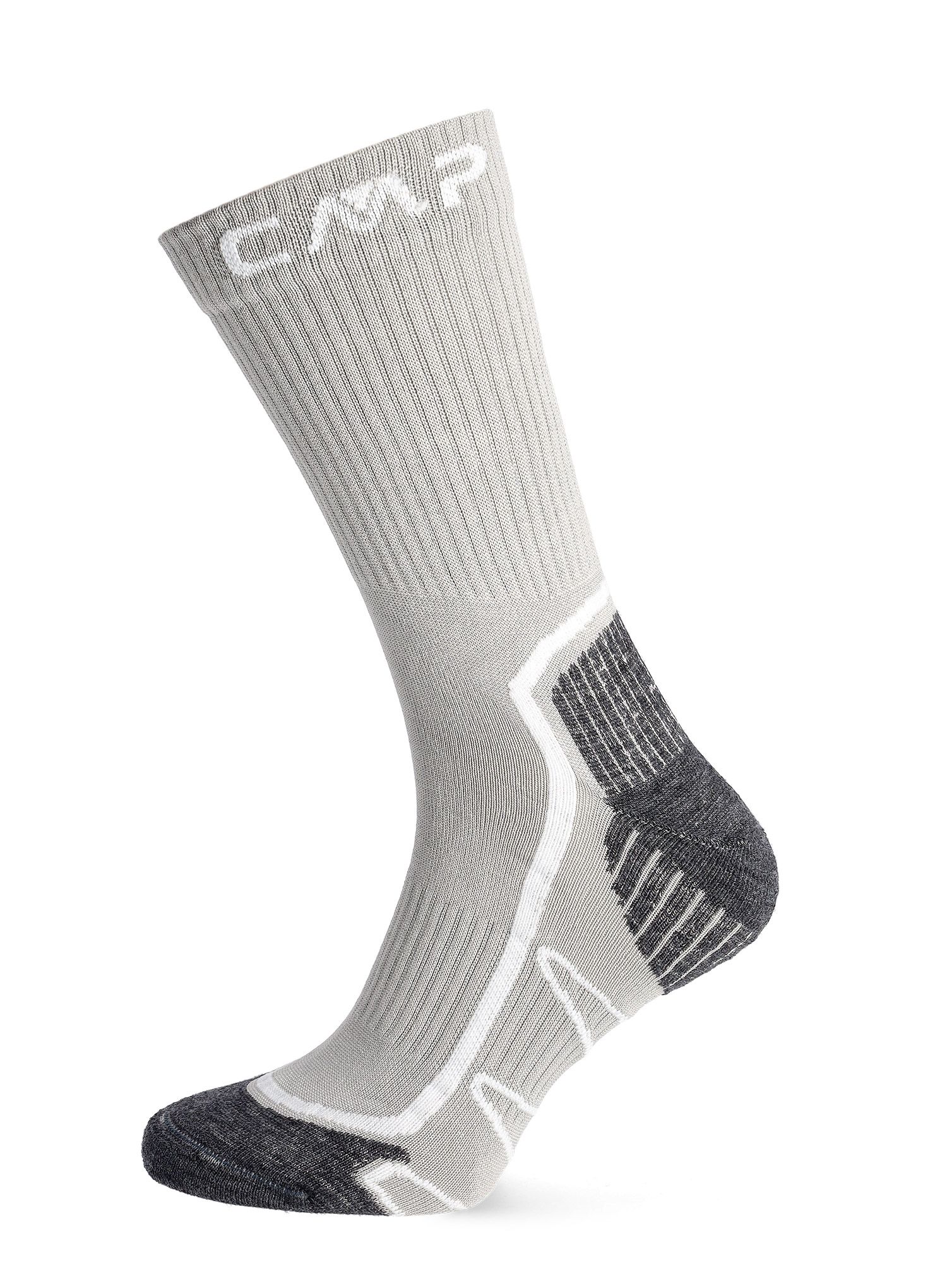 Turistické ponožky CMP Trekking Sock Poly Mid - light grey