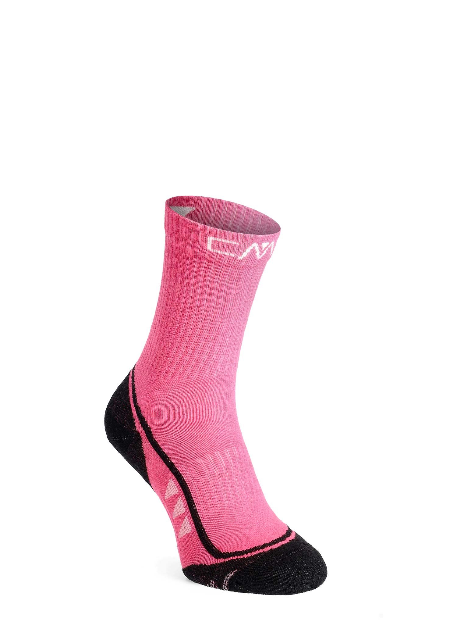 Dámské ponožky CMP Trekking Sock SuperSoft 50 Mid - fuxia