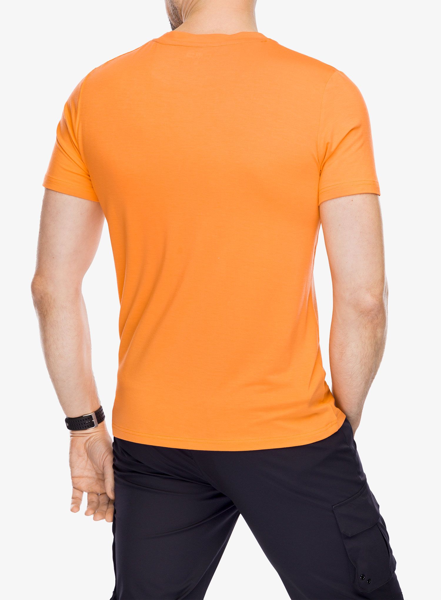 Tričko s potiskem CMP Verte T-Shirt Bamboo Jersey - flame/antracite
