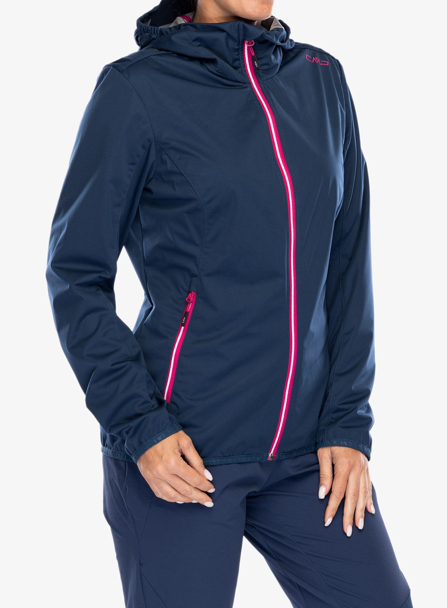 Bunda dámská CMP Vicky Jacket Fix Hood - blue