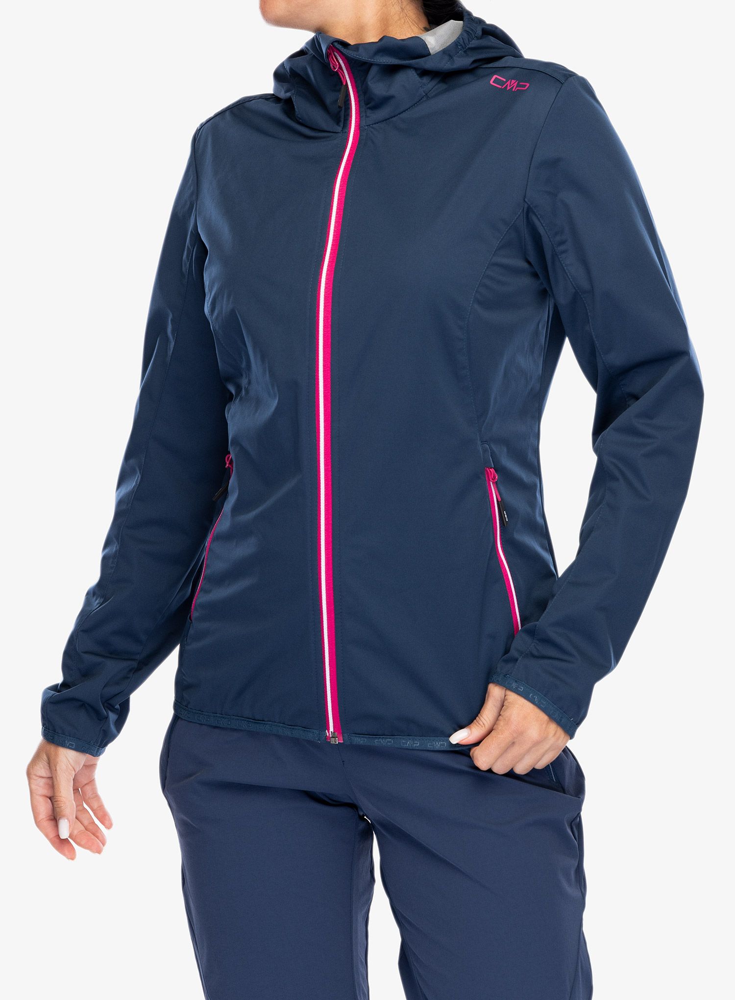 Bunda dámská CMP Vicky Jacket Fix Hood - blue