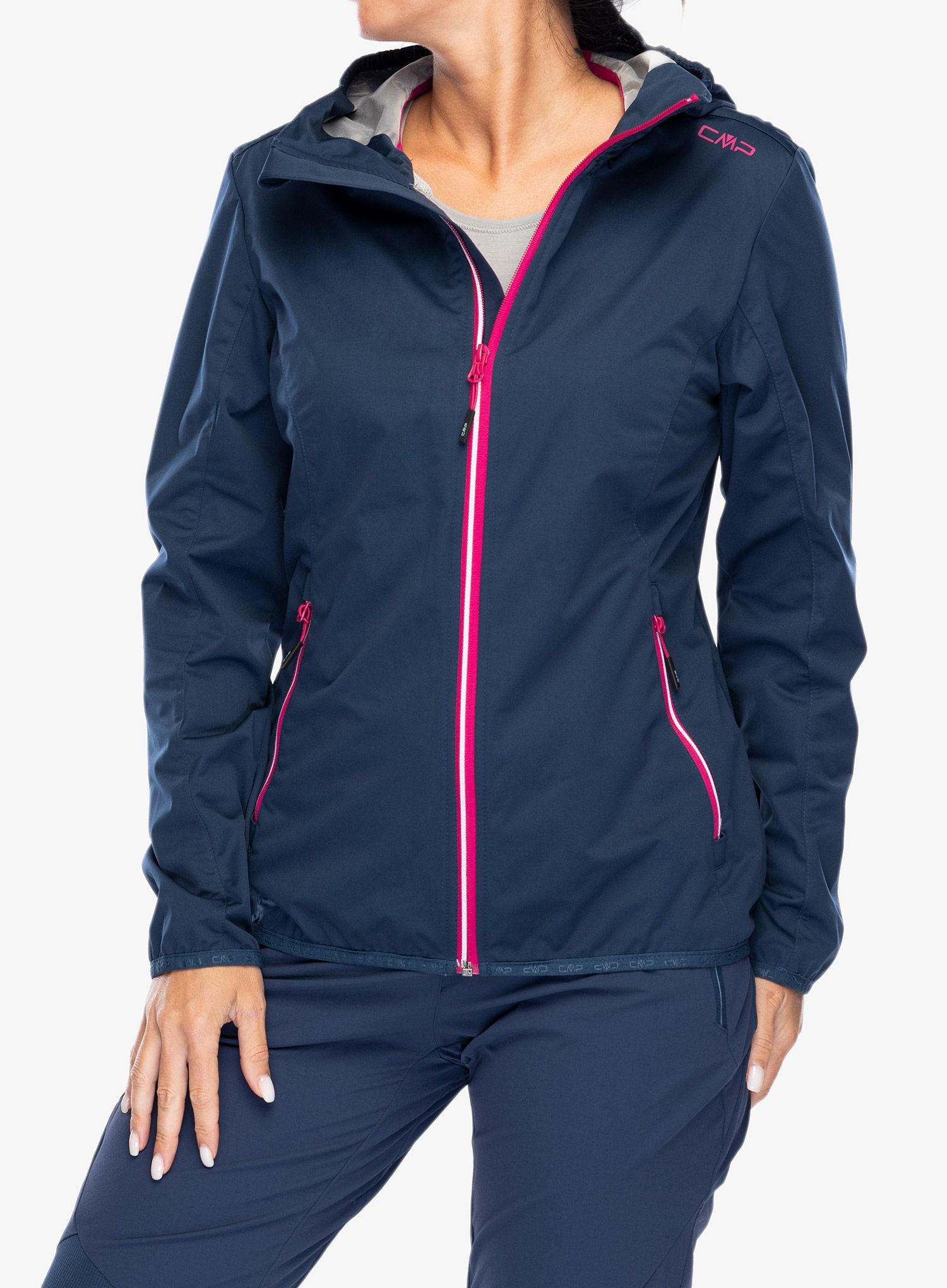 Bunda dámská CMP Vicky Jacket Fix Hood - blue